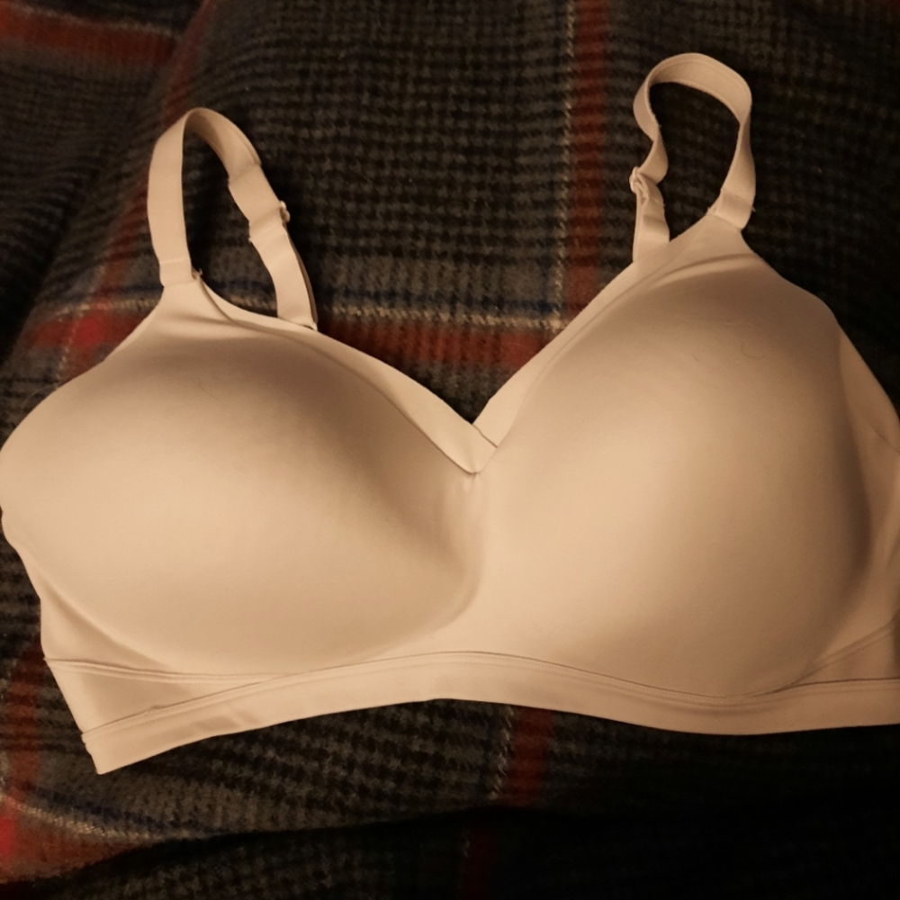 2XL (44D) Olga No Side Effects Wireless Bra